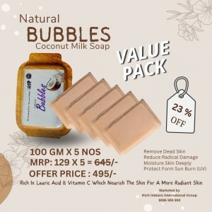 BUBBLES COCONUT MILK SOAP